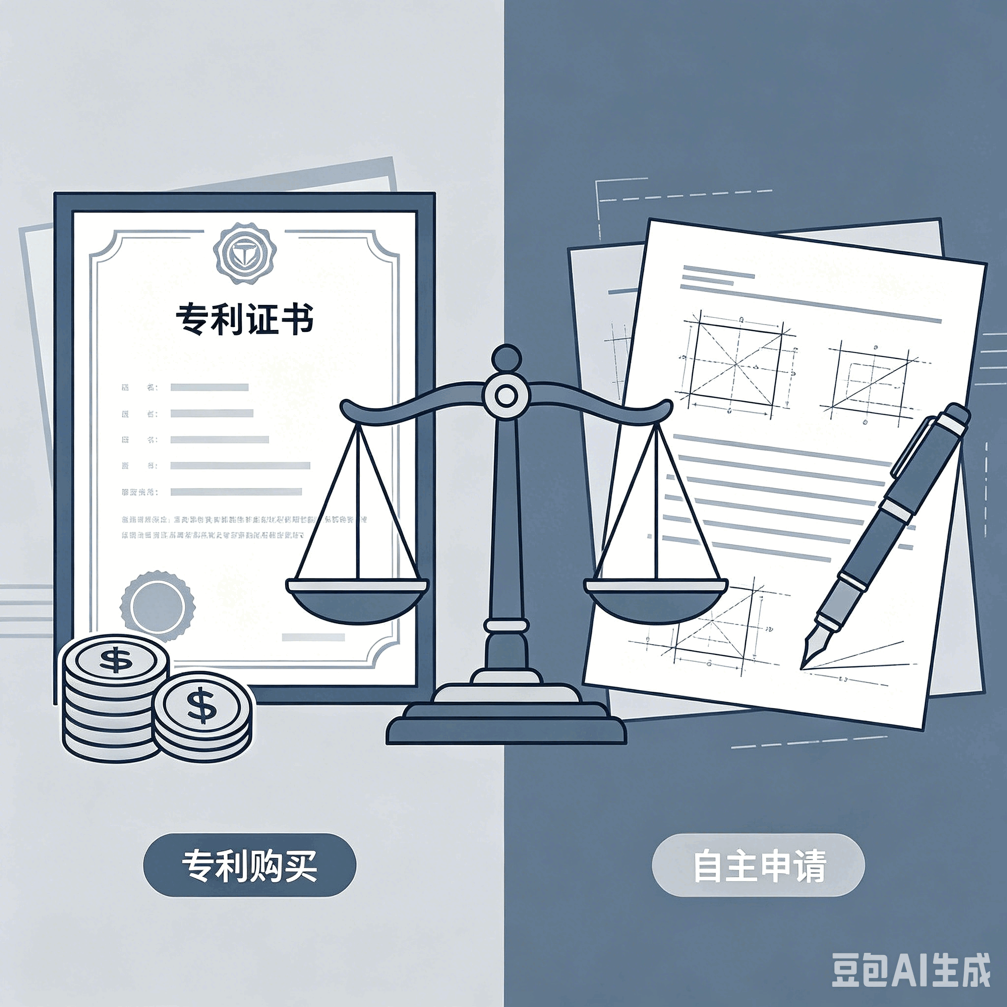 专利申请vs专利购买：场景适配、优劣对比及合规避坑全指南